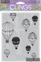 Резиновый штамп Hero Arts - Balloon Ride, c оснасткой - ScrapUA.com