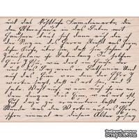 Резиновый штамп Hero Arts - Old Letter Writing, на деревянном блоке