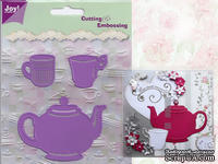 Набор лезвий Joy! Crafts Dies - Tea Pot and Mugs - Чайник и чашки