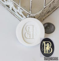 Силиконовая форма (молд) - Камея с буквой &quot;В&quot;, размер: 29.9х40 мм - ScrapUA.com