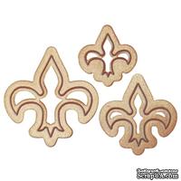 Лезвия Spellbinders -  Fleur De Lis - ScrapUA.com