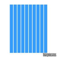 Набор полосок бумаги для квиллинга, 1 цвет (синий интенсив), 3х295мм, 160 г/м2,  100 шт. - ScrapUA.com