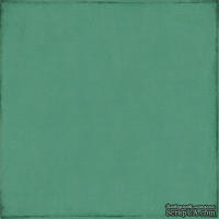 Лист скрапбумаги от Echo Park - Teal / Cream, 30х30 см - ScrapUA.com