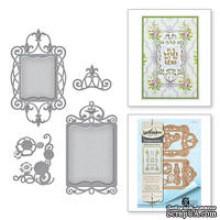 Нож для вырубки от Spellbinders - Stacey Caron - Botanical Bliss - Twisted Floral Tags - ScrapUA.com