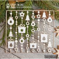 Чипборд ScrapBox - Новогодний фоновые гирлянды Hb-015