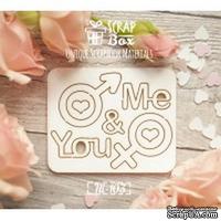 Чипборд ScrapBox - Me &amp; You - ScrapUA.com