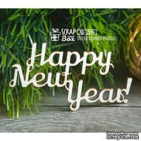 Чипборд ScrapBox - Надпись Happy New Year Hi-206