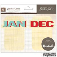 Карточки для журналинга Studio Calico - Snippets Journal Cards - Months - ScrapUA.com