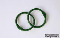 Кольца для альбомов, 2 шт., цвет: зеленый 30 мм SCB 2504730 - ScrapUA.com