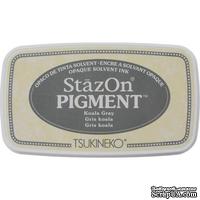 Пигментные чернила Tsukineko - StazOn Pigment Ink Pad - Koala Gray - ScrapUA.com