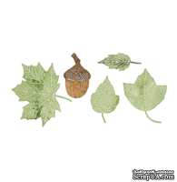 Набор лезвий Dimensional Small Leaves #2 от Cheery Lynn Designs, 5 шт.