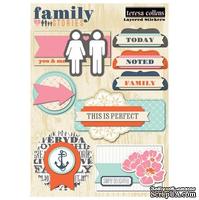 Набор наклеек Teresa Collins Designs - Family Stories - Layered Stickers - ScrapUA.com