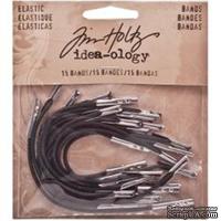 Резиновые шнурочки от  Tim Holtz - Idea-ology - Elastic Bands, 10,7x8,8 см