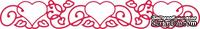 Лезвие Hearts D'Vine от Cheery Lynn Designs