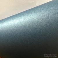 Дизайнерский картон Weight, синий перламутровый,  250 г/м2, 18х30см - ScrapUA.com