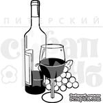 Штамп от Питерского скрапклуба - Вино