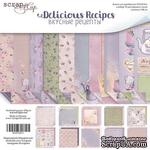 Набор двусторонней бумаги от Scrapmir - Delicious Recipes, 30х30 см, 10 шт - ScrapUA.com