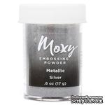 Пудра для ембоссинга Moxy Metallic Silver от American Crafts,  17 г - ScrapUA.com