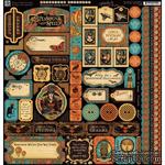 Наклейки Graphic 45 Steampunk Spells, 30х30 см