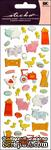 Наклейки от EK Success - EK Sticko Stickers Puffy Baby Farm Animals - ScrapUA.com