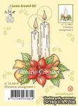 Акриловый штамп от LeCreaDesign - Clear stamp Christmas arrangement 1. with poinsettia