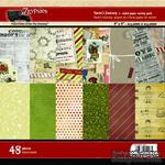 Набор бумаги 7Gypsies - Santas Journey - Paper Pack, 15х15 см, 24 листа, двусторонняя