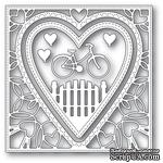 Ножи от Memory Box - Neighborhood Heart Frame craft die - ScrapUA.com