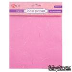Рисовая бумага, розовая, 50*70 см, ТМ Santi - ScrapUA.com