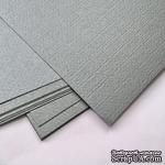 Картон с металлизированным эффектом Sirio pearl merida gray, 30х30, серый темный, 290 г/м2, 1 шт. - ScrapUA.com