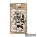 Набор высечек с цитатами Tim Holtz - Ideaology - Quote Chips, 58 штук - ScrapUA.com