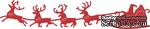 Лезвие Santa&#039;s Sleigh and Reindeer от Cheery Lynn Designs - ScrapUA.com