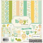 Набор скрапбумаги и декора Carta Bella  - It&#039;s a Boy Collection Kit, 30х30 см - ScrapUA.com