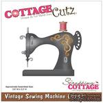 Лезвие CottageCutz Vintage Sewing Machine, 10х10 см - ScrapUA.com