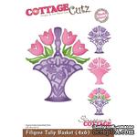 Лезвие CottageCutz - Filigree Tulip Basket, 10х15 см - ScrapUA.com