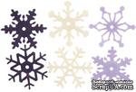 Снежинки из фетра Creative Impressions -  Heritage Winter, 36 штук - ScrapUA.com