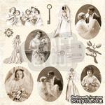 Лист скрапбумаги от Craft and You Design - My Wedding, 30х30 см, CP-MW08