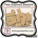 Набор фигурок из чипборда Jenni Bowlin Mini Chipboard Pieces - Flag, 24 штуки - ScrapUA.com