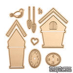 Ножи от Spellbinders - Cuckoo Clock Die Set - Small Die of the Month Club - ScrapUA.com