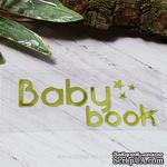 Термонадпись &quot;Baby Book&quot; №2, золото - ScrapUA.com