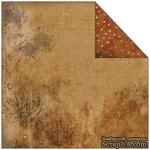 Лист двусторонней скрапбумаги Fabscraps - Rustic Double-Sided Paper - Tracks, 30х30 см - ScrapUA.com