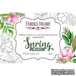 Набор открыток для раскрашивания маркерами Spring Blossom, ТМ Фабрика Декора - ScrapUA.com