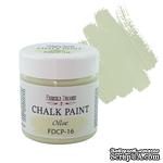 Меловая краска Chalk Paint Оливка 50ml, ТМ Фабрика Декора - ScrapUA.com