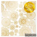 Ацетатный лист с фольгированием Golden Napkins, ТМ Фабрика Декора - ScrapUA.com