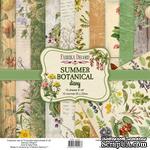 Набор скрапбумаги Summer botanical diary 20x20 см 10 листов, ТМ Фабрика Декора - ScrapUA.com