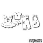 Лезвие Frantic Stamper - Precision Die - Baby Clothes Icons - Детская одежда - ScrapUA.com