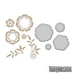 Пластины для фольгирования от Spellbinders - Foil Flowers - ScrapUA.com