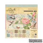 Набор скрапбумаги Graphic 45 - Botanical Tea - Pad, 30х30 см, двусторонняя, 12 листов