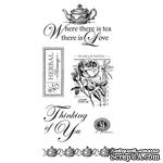 Набор резиновых штампов Graphic 45 - Botanical Tea - Cling Stamp 2, 10х21 см