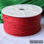 Вощеный шнур Red, 0.7 мм, цвет красный, 5 метров - ScrapUA.com