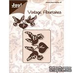 Лезвие Joy! Craft Dies - Vintage Flourishes - Heart and Birds